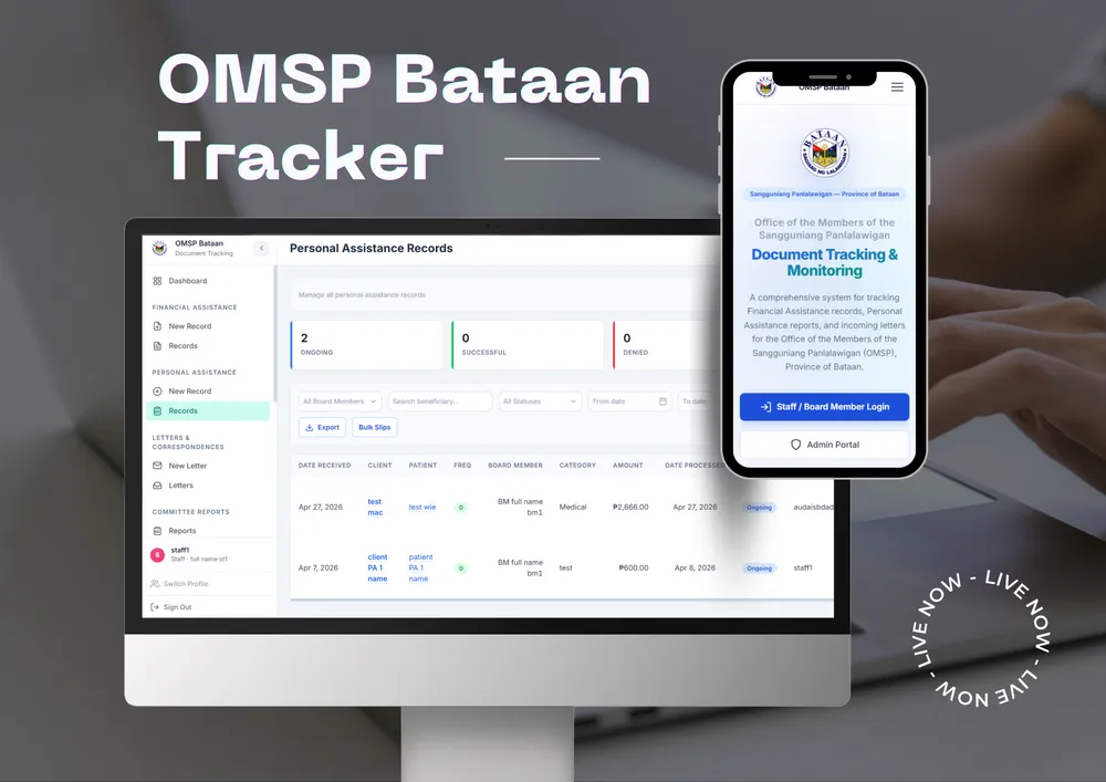 OMSP Bataan Tracker